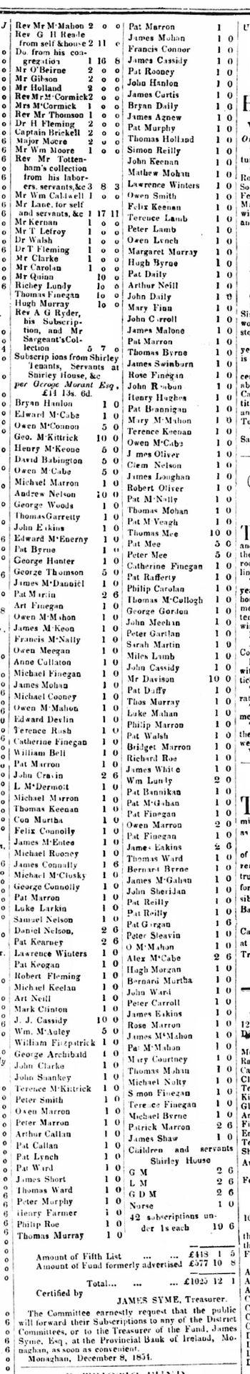 Monaghan Patriotic Fund 5th List (3)